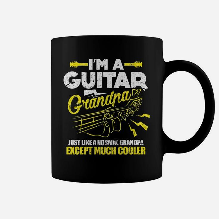 Mens Bass Guitar Guitarist Grandfather Funny I'm A Guitar Grandpa Coffee Mug
