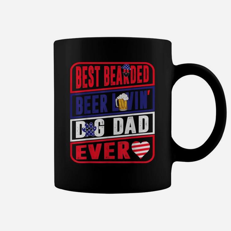 Mens Best Bearded Beer Lovin Dog Dad Pet Lover Owner Coffee Mug