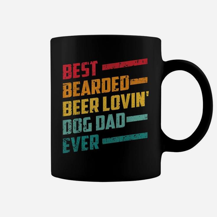 Mens Best Bearded Beer Lovin Dog Dad Shirt Pet Lover Owner Coffee Mug