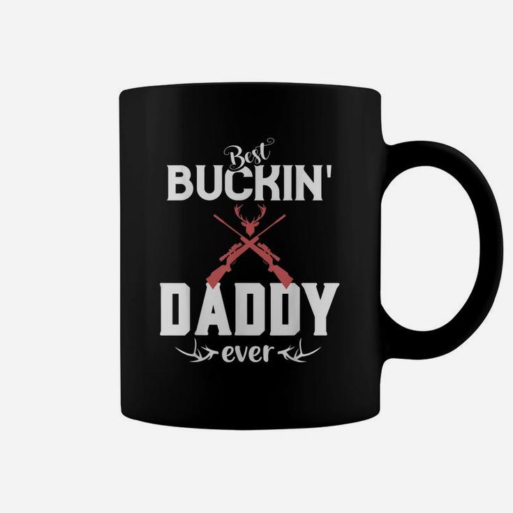 Mens Best Buckin' Daddy Ever Shirt Deer Hunter Gifts Fathers Day Coffee Mug