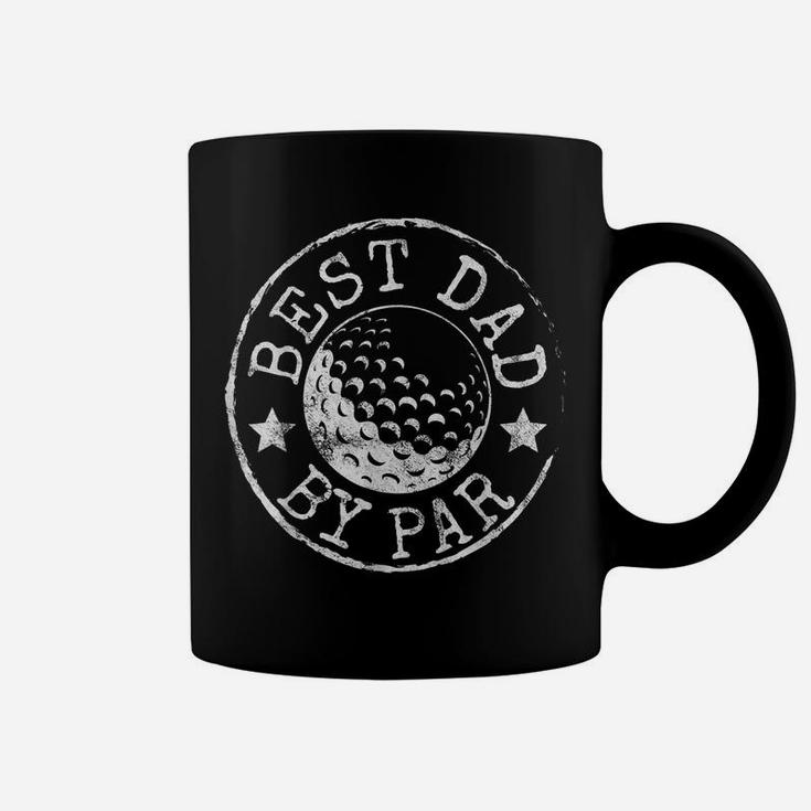 Mens Best Dad By Par Father's Day Golf Lover Gift Papa Golfer Coffee Mug