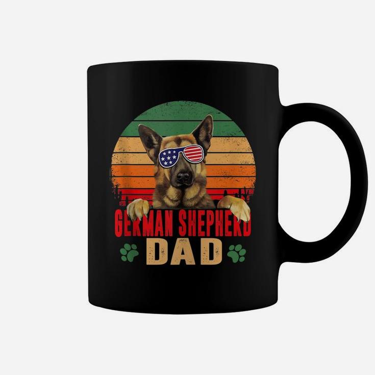 Mens Best German Shepherd Dad Father's Day Shirt Dog Lover Coffee Mug