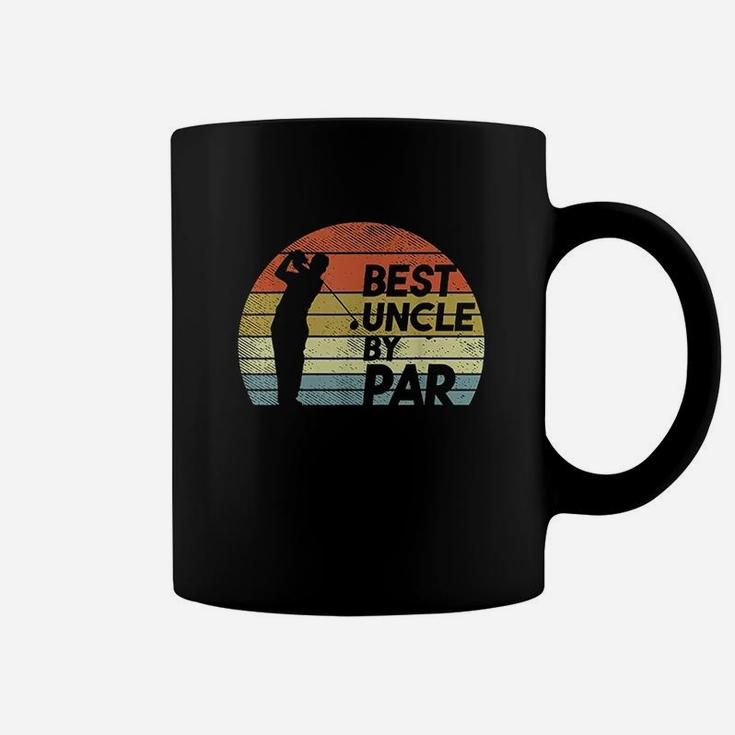 Mens Best Uncle By Par Golf Fathers Day Golfer Uncle Gift Coffee Mug