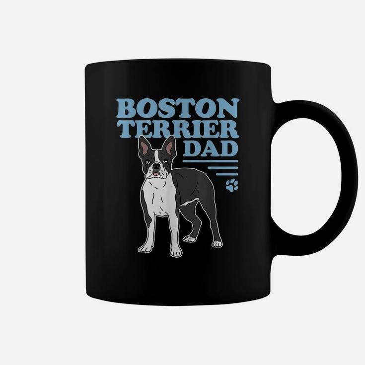 Mens Boston Terrier Dad Dog Owner Boston Terrier Coffee Mug