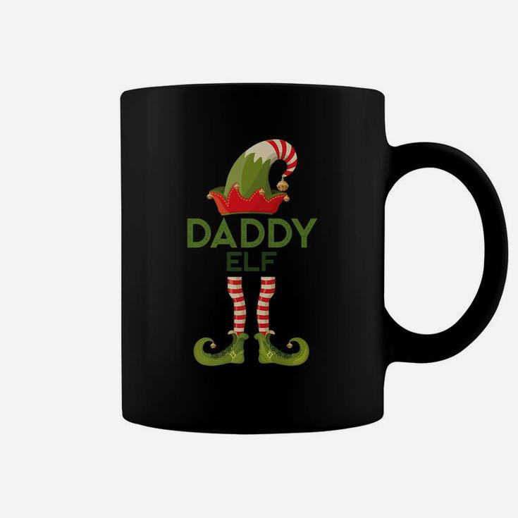 Mens Daddy Elf Matching Family Christmas Holiday Dad Father Gift Coffee Mug
