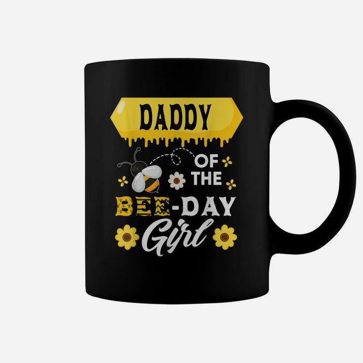Mens Daddy Of The Bee Birthday Girl Family Matching Hive Honey Coffee Mug