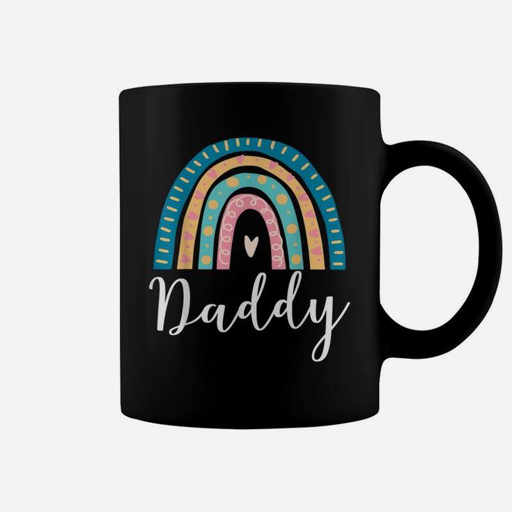 Mens Daddy Rainbow Gifts For Men Dad Family Matching Birthday Coffee Mug