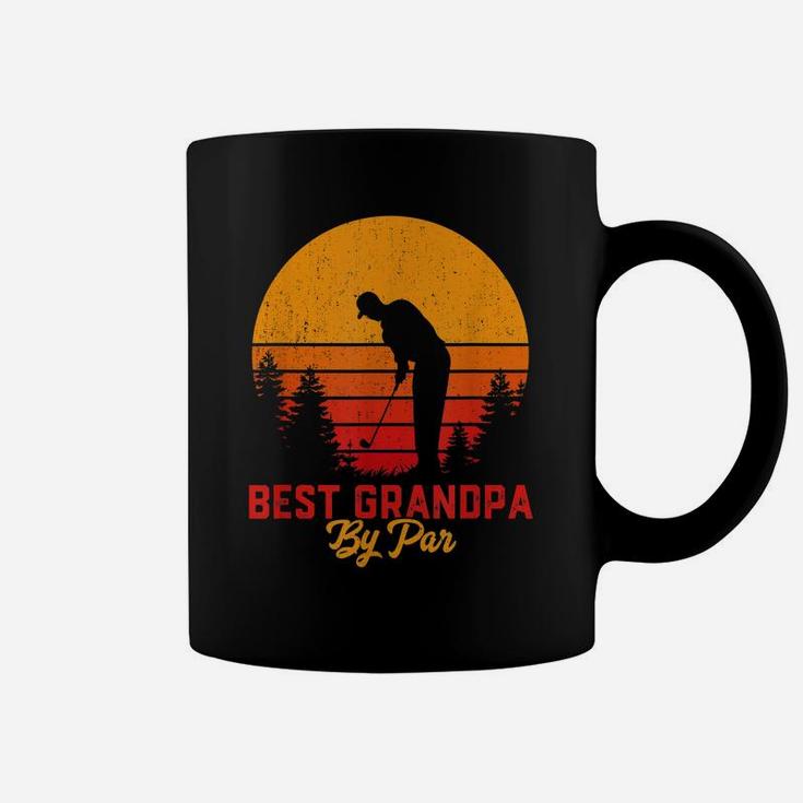 Mens Funny Fathers Day  Best Grandpa By Par Golf Love Gift Coffee Mug