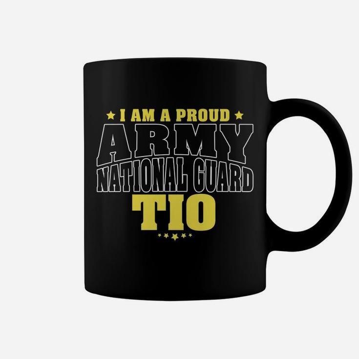 Mens I Am A Proud Army National Guard Tio - Military Uncle Family Coffee Mug