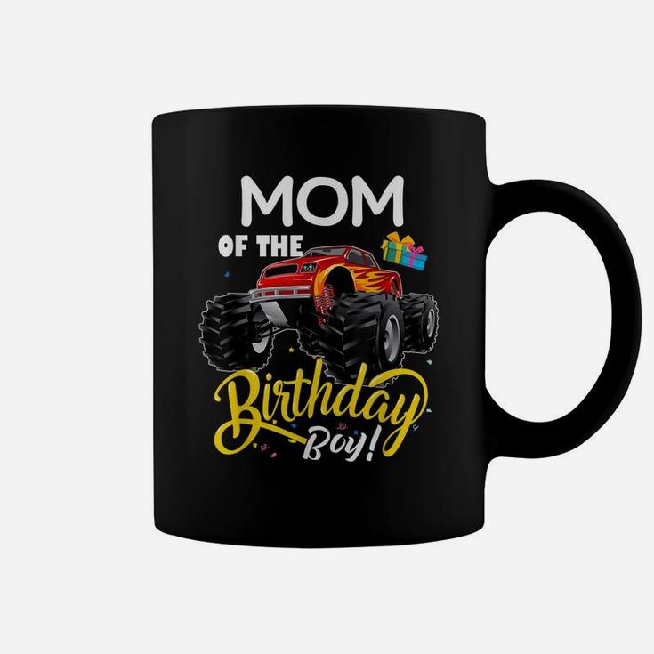 Mens Monster Truck Mom Of The Birthday Boy Gift Coffee Mug