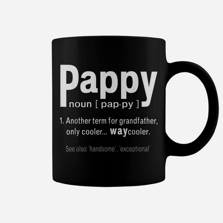 Mens Pappy Humor Grandpa Fathers Day Definition Birthday Coffee Mug