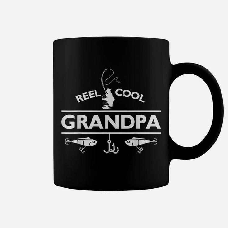 Mens Reel Cool Grandpa Fishing  Father's Day Gift Coffee Mug