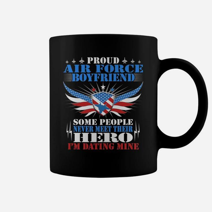 Mens Some Never Meet Their Hero - Proud Air Force Boyfriend Gift Coffee Mug