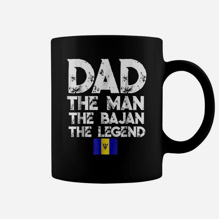 Mens Storecastle Dad The Bajan The Legend Father's Day Coffee Mug