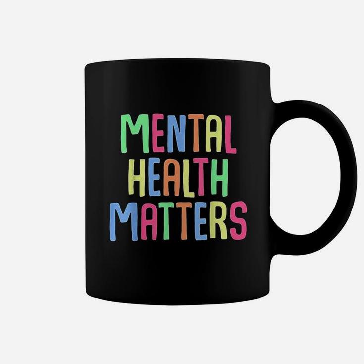 Mental Health Matters Depression Awareness Support Colorful Coffee Mug
