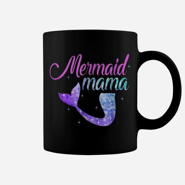 Mermaid Mom Mother's Day Tshirt Mermom Bridesmaid Party Gift Coffee Mug