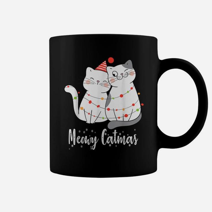 Merry Catmas Cats Christmas Couples Cat Lovers Xmas Coffee Mug
