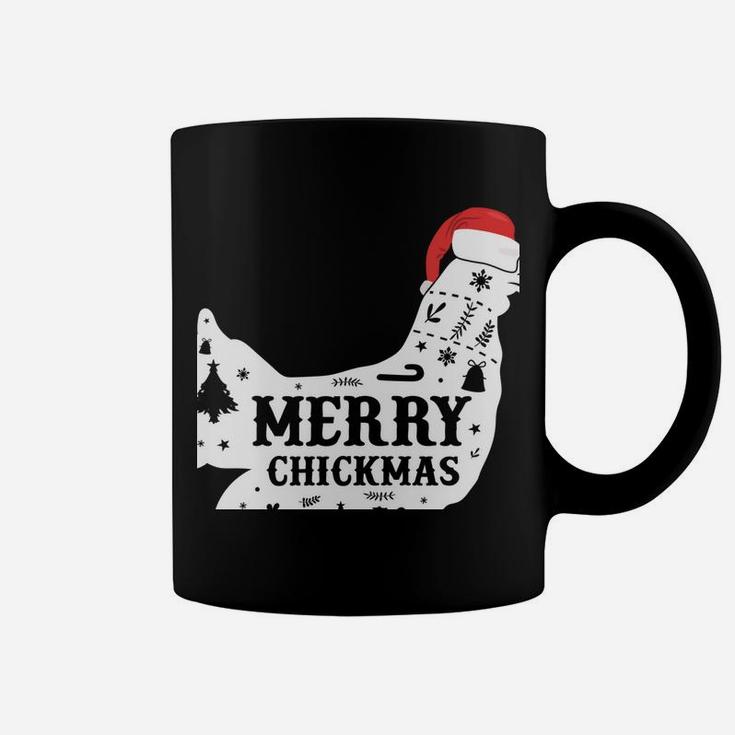 Merry Chickmas Clothing Holiday Gift Funny Christmas Chicken Sweatshirt Coffee Mug