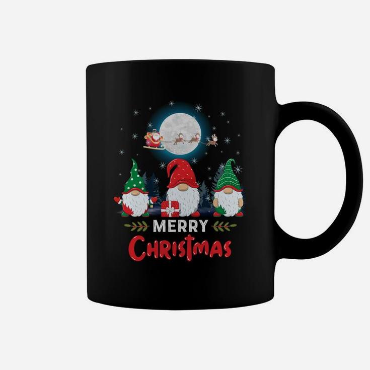Merry Christmas Cute Gnomes Xmas Matching Pajama Santa Claus Sweatshirt Coffee Mug