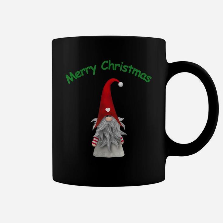 Merry Christmas Gnome Original Vintage Graphic Design Saying Coffee Mug