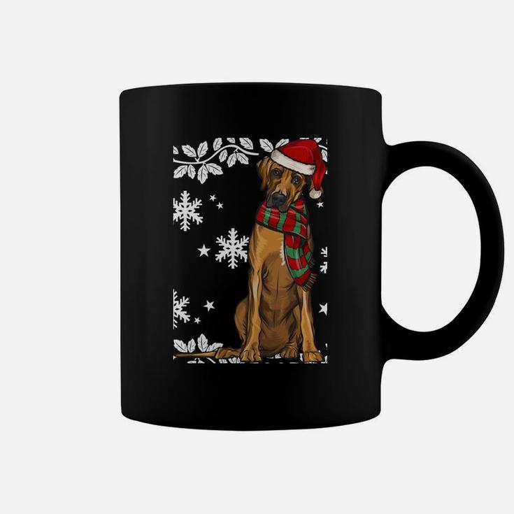 Merry Christmas Ornament Rhodesian Ridgeback Xmas Santa Sweatshirt Coffee Mug