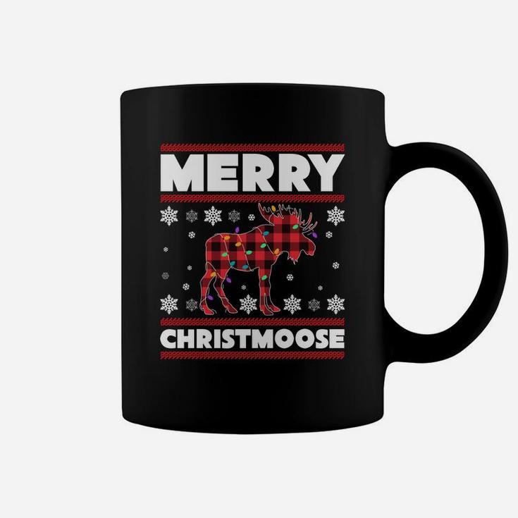 Merry Christmoose Sweatshirt Funny Moose Christmas Gifts Coffee Mug