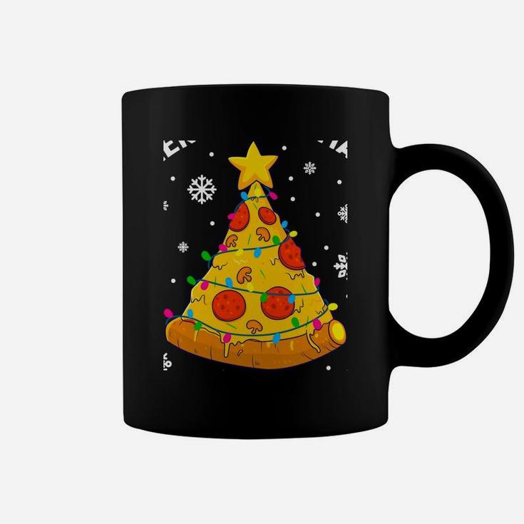 Merry Crustmas Pizza Christmas Tree Xmas Gifts Kids Men Sweatshirt Coffee Mug