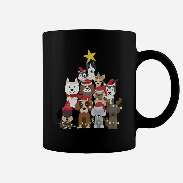Merry Dogmas Cute Dog Xmas Christmas Tree Sweatshirt Coffee Mug