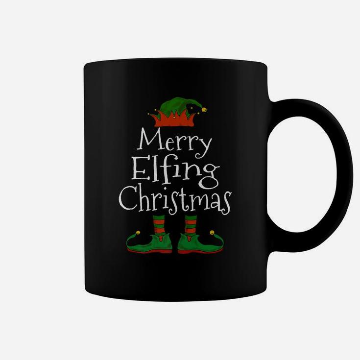 Merry Elfing Christmas Elf Family Matching Funny Christmas Coffee Mug