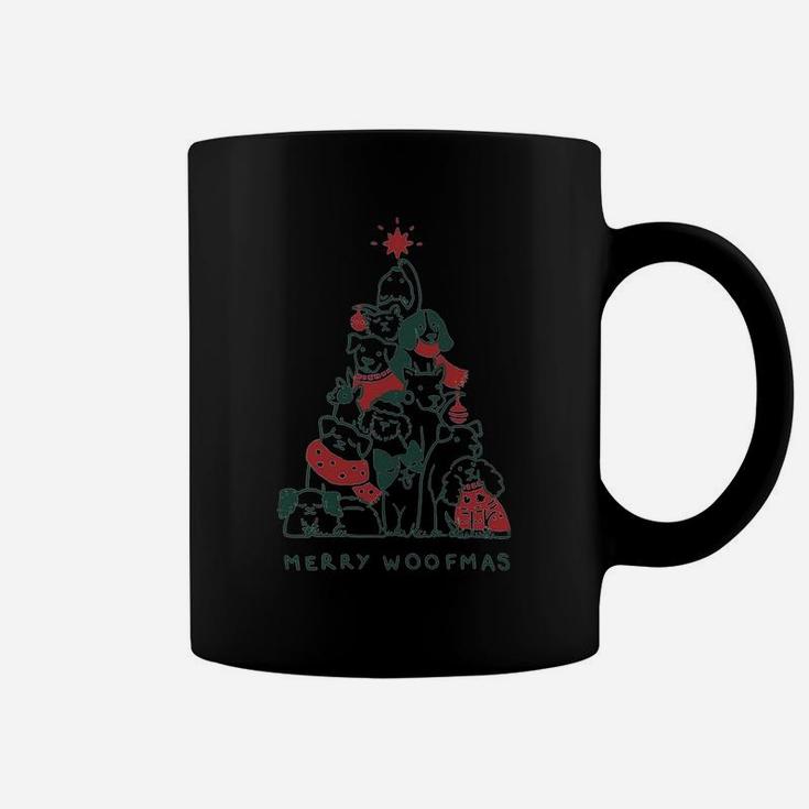 Merry Woofmas Funny Dogs Christmas Tree Xmas Gift Sweatshirt Coffee Mug