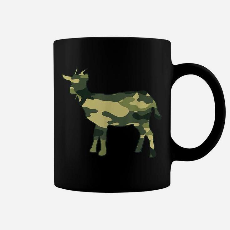 Military Goat Camo Men Print Us Sheep Kid Nanny Veteran Gift Coffee Mug
