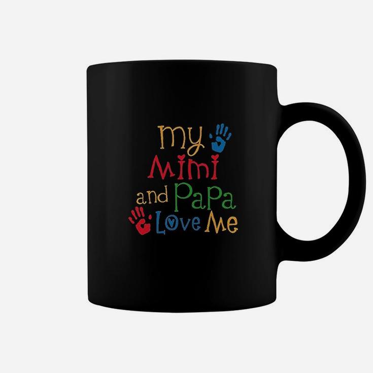 Mimi And Papa Love Me Baby Coffee Mug