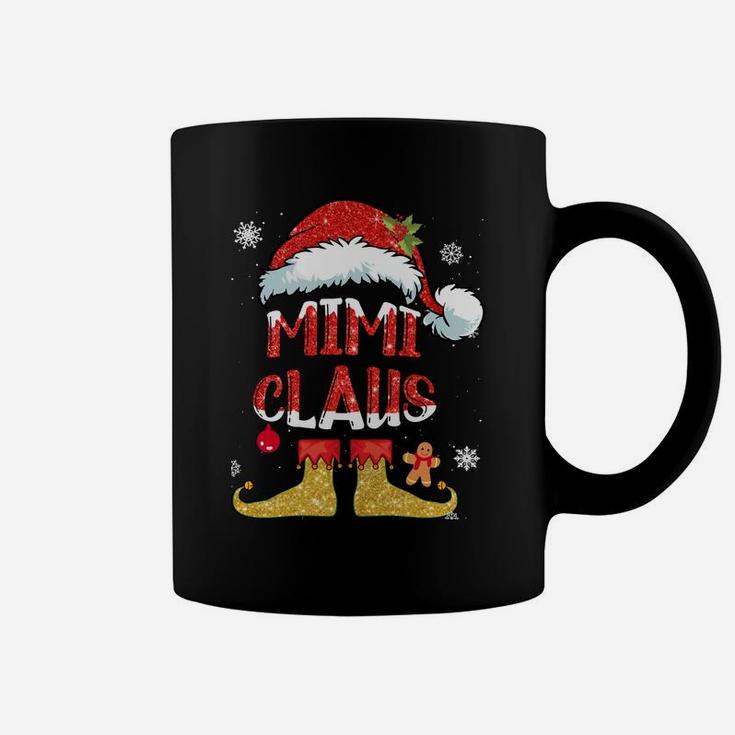 Mimi Claus Christmas Santa Hat Family Group Matching Pajama Sweatshirt Coffee Mug