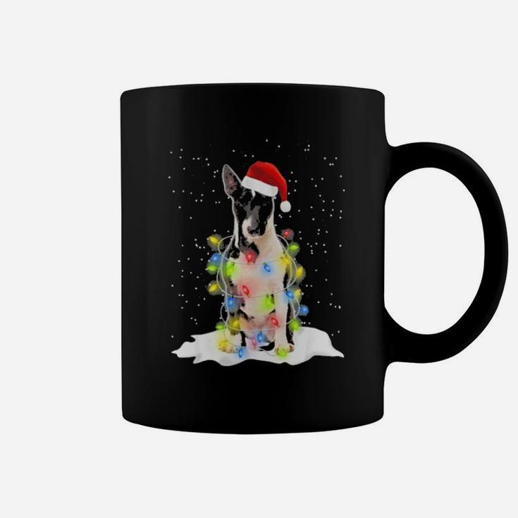Miniature Bull Terrier Xmas Coffee Mug