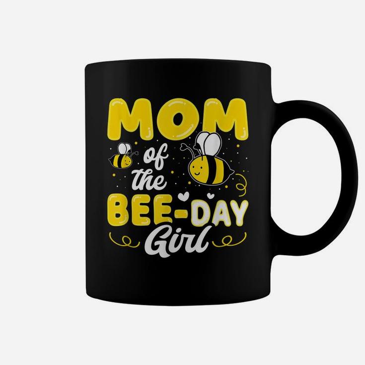 Mom Of The Bee Day Girl Hive Party Matching Birthday Sweet Coffee Mug