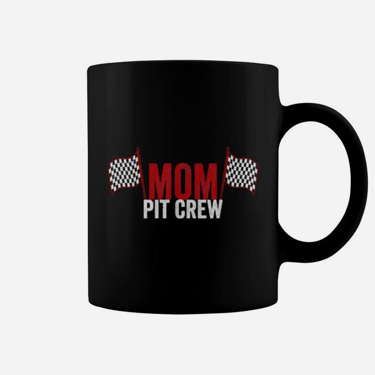 Mom Pit Crew Vintage For Racing Party Coffee Mug