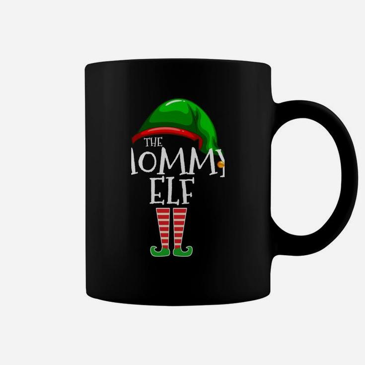 Mommy Elf Mom Family Matching Group Christmas Gift Pajama Coffee Mug