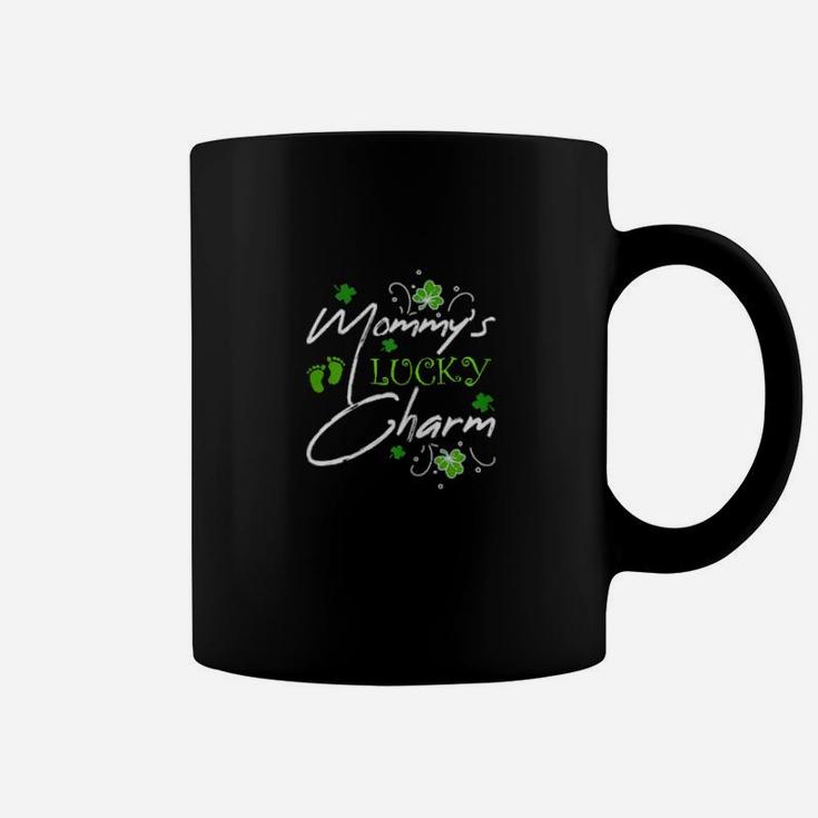 Mommys Lucky Charm I St Patricks Day Pregnancy Announcement Coffee Mug