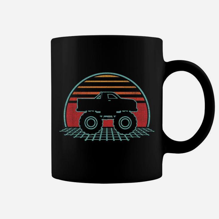 Monster Truck Retro Vintage 80S Style Gift Coffee Mug