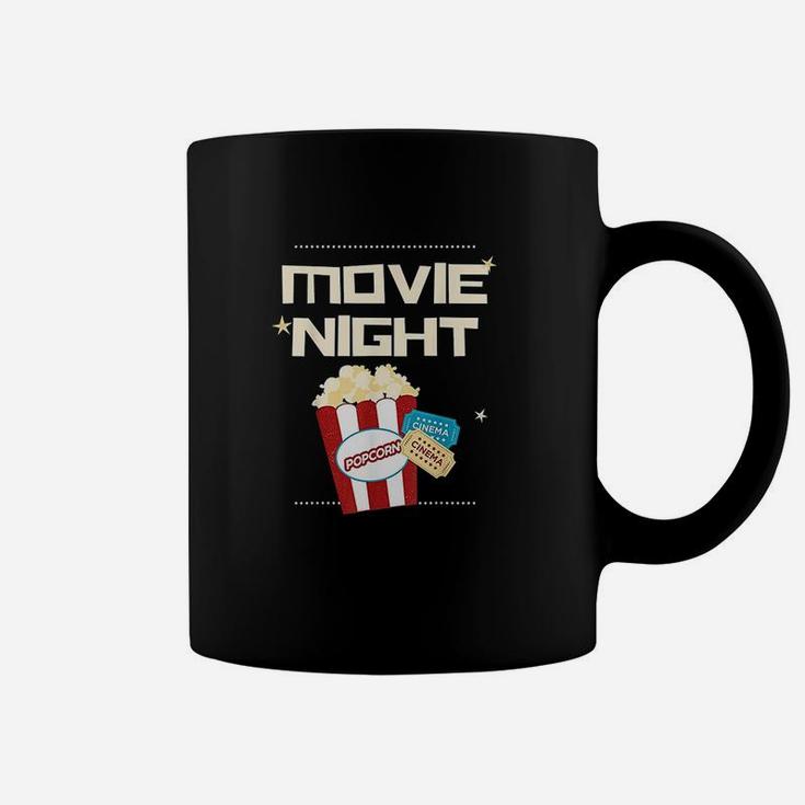 Movie Night Popcorn Tickets Cinema Coming Soon Coffee Mug