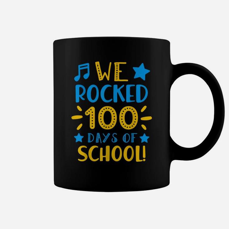 Music Teacher - Happy 100Th Day Of School We Rocked 100 Days Coffee Mug