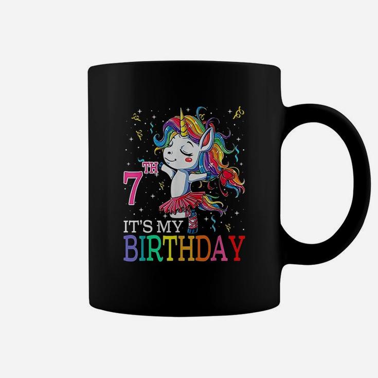 My 7Th Birthday Unicorn 7 Year Old Coffee Mug