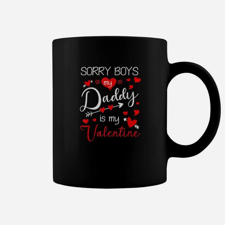 My Daddy Is My Valentine Gift For Daddy Valentines Day Coffee Mug