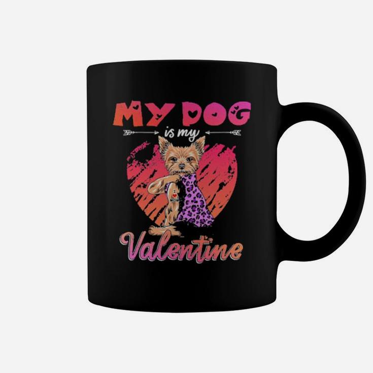 My Dogs Is My I Love Mom Valentine Coffee Mug