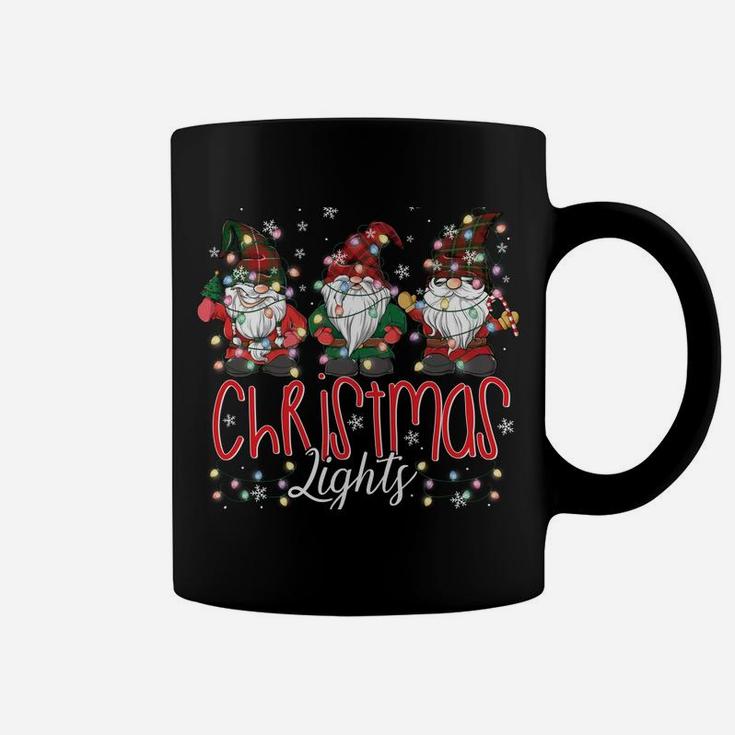 My Favorite Color Is Christmas Lights Funny Gnome Xmas Gift Sweatshirt Coffee Mug