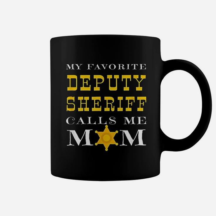 My Favorite Deputy Sheriff Calls Me Mom Coffee Mug