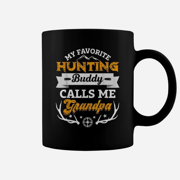 My Favorite Hunting Buddy Calls Me Grandpa Funny Gift Coffee Mug