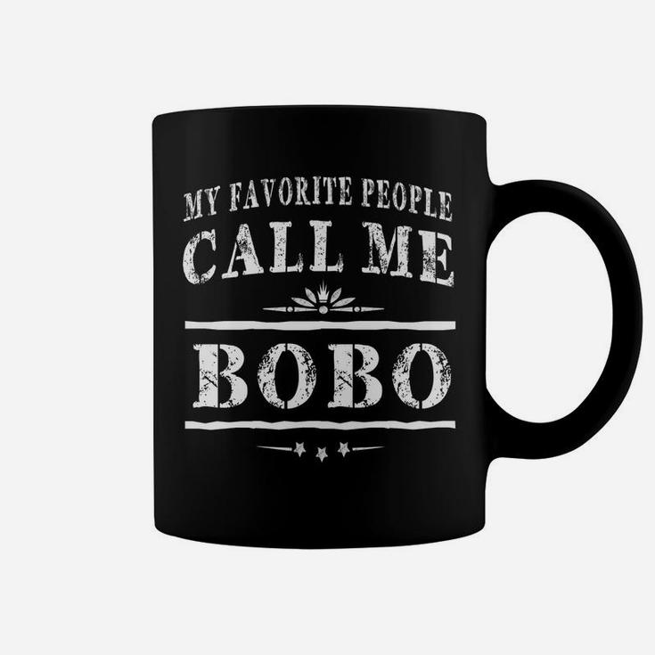 My Favorite People Call Me Bobo Top Grandpa Fathers Day Men Coffee Mug