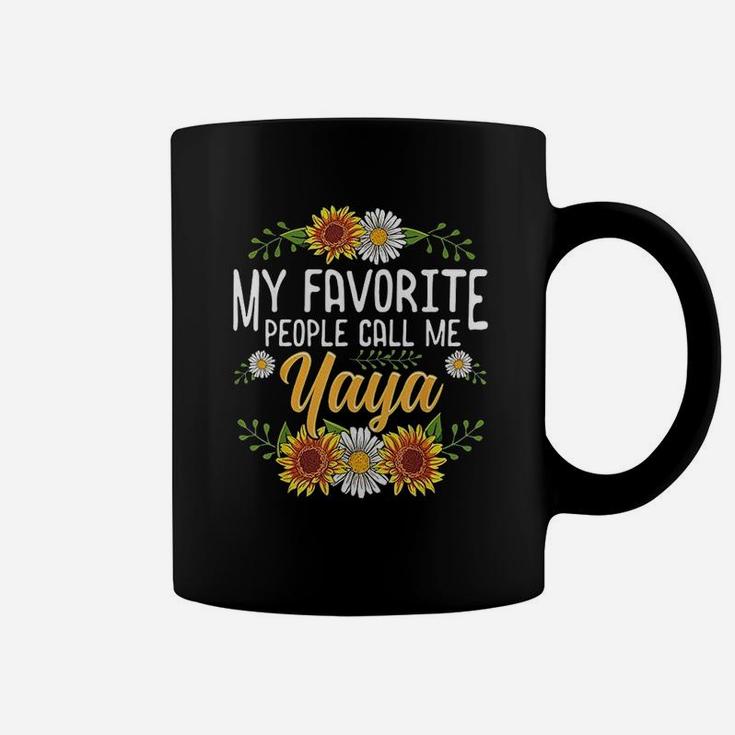 My Favorite People Call Me Yaya Mothers Day Coffee Mug
