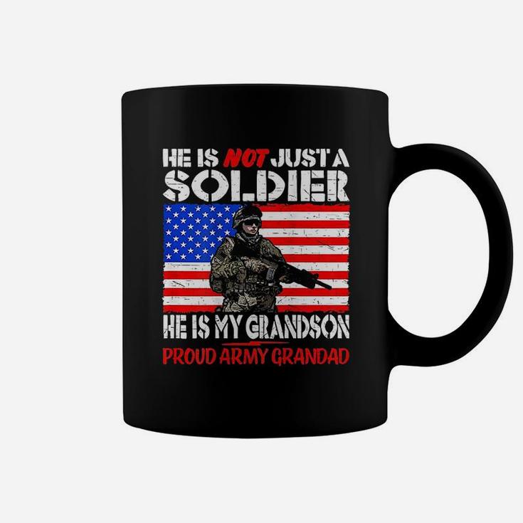 My Grandson My Soldier Proud Army Grandad Coffee Mug